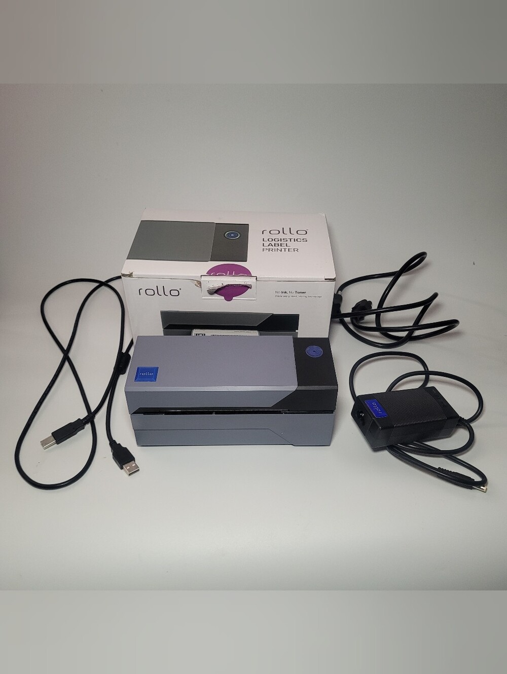 Rollo X1038 Direct Thermal Label Printer USB Logistics FOR PARTS SEE DESCRIPTION
